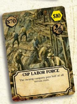 Colorado State Prison Labor Force card