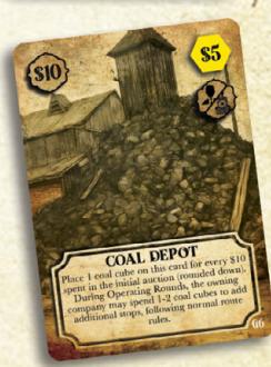 Coal Depot card