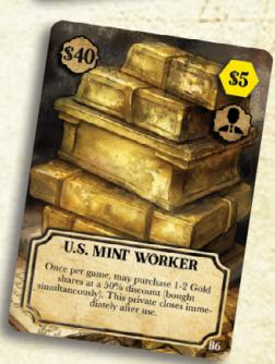 US Mint Worker card